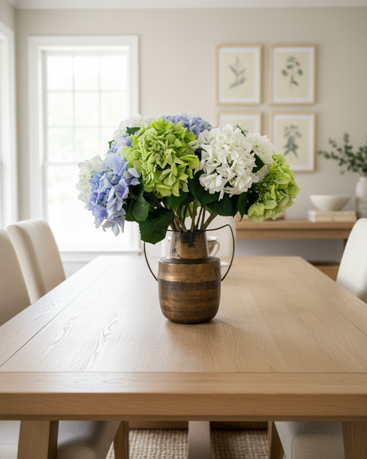 Grand Real Touch Hydrangea Branch