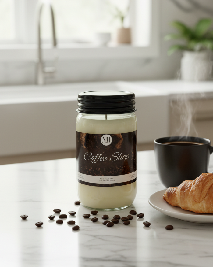 Coffee Shop | Mason Jar Soy Candle