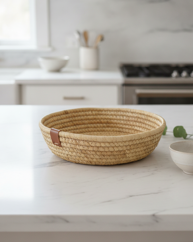 Hand-Woven Seagrass Basket