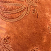 Pumpkin Pillow | Embroidered Rust Accent