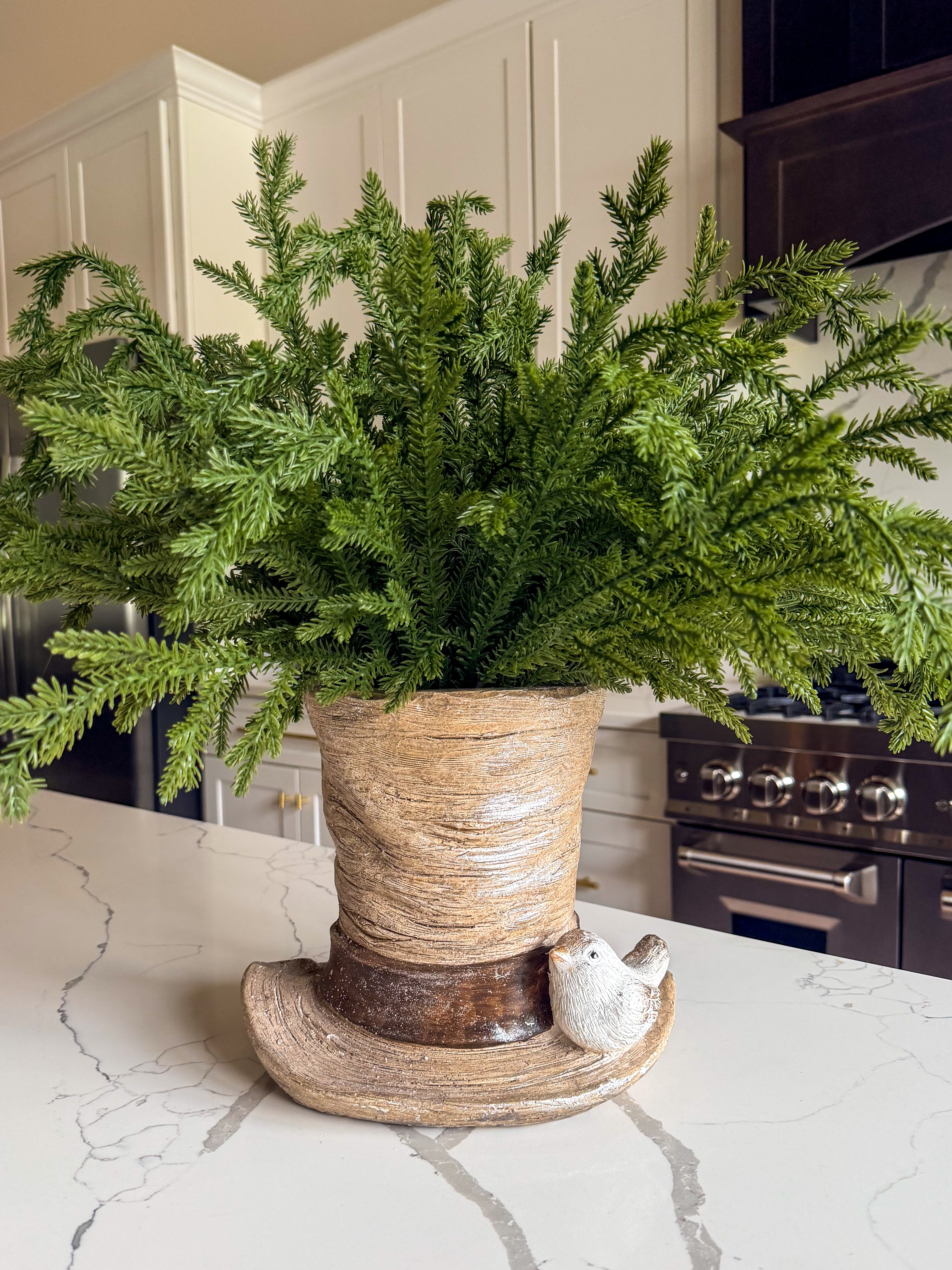 Top Hat Bird Planter