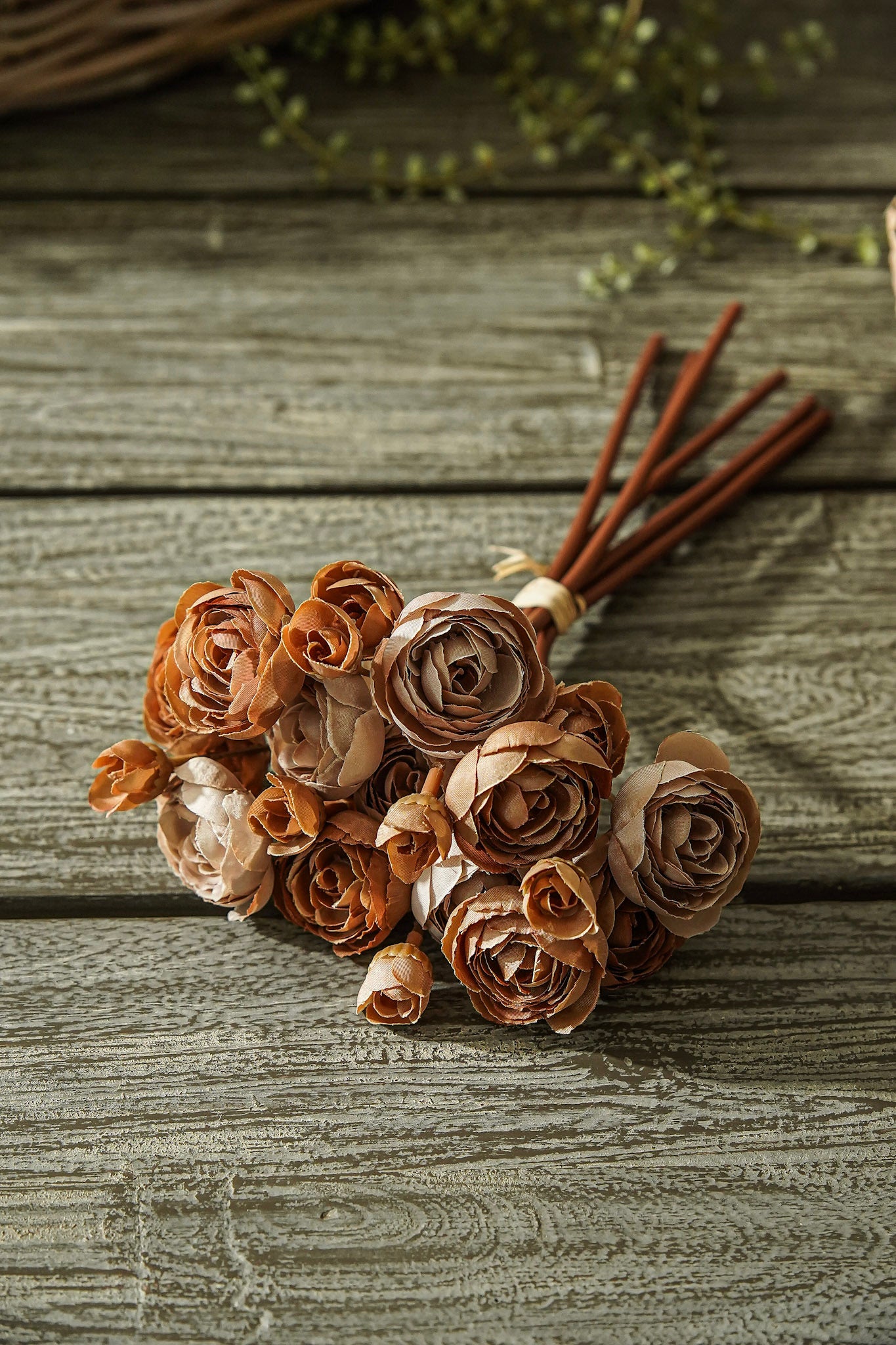 Warm Taupe Ranunculus Bunch