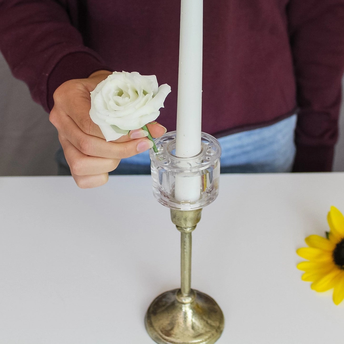 Candle Ring Vase Set