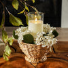 Cream Hydrangea Candle Ring