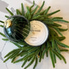Green Etched Glass Ornament Candle