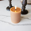 Taupe LED Pillar Candle | 4" x 3"