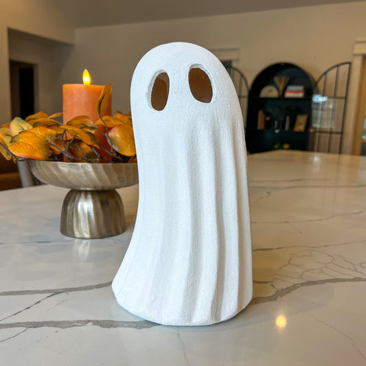Textured Ceramic Ghost Accent