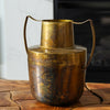 Handled Brass Metal Vase