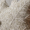 Cotton Tweed Leaf Pillow