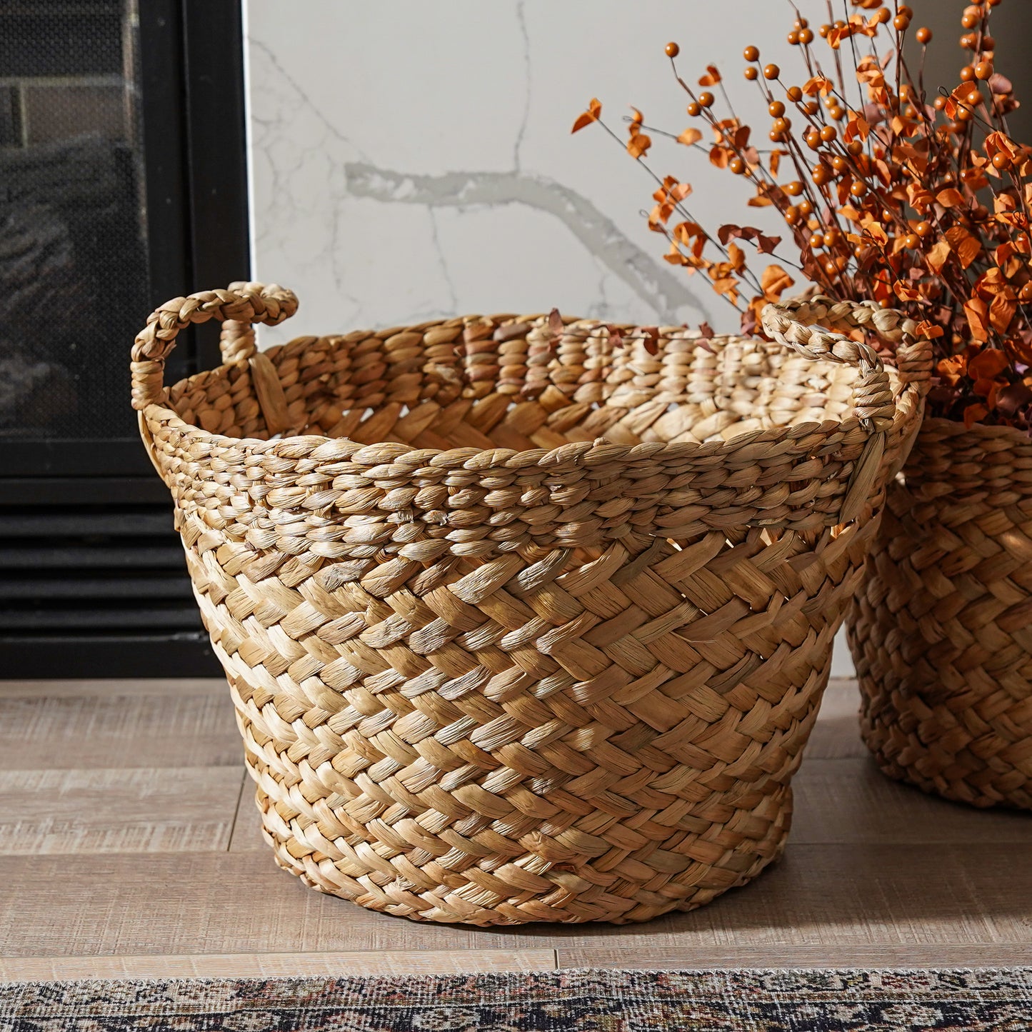 Water Hyacinth Basket | Set of 2