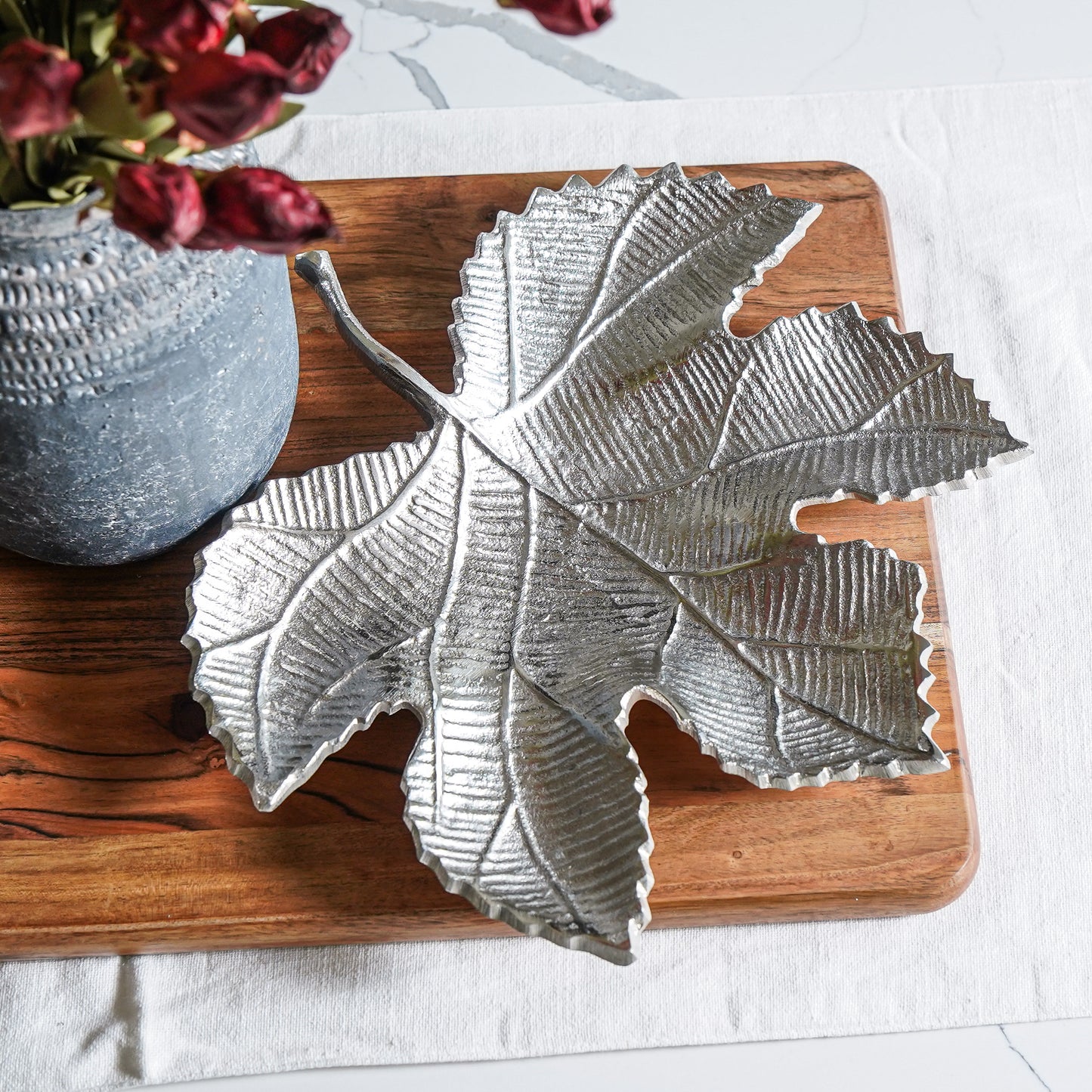 Silver Leaf Tray