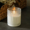 Depression Glass Flameless Candle