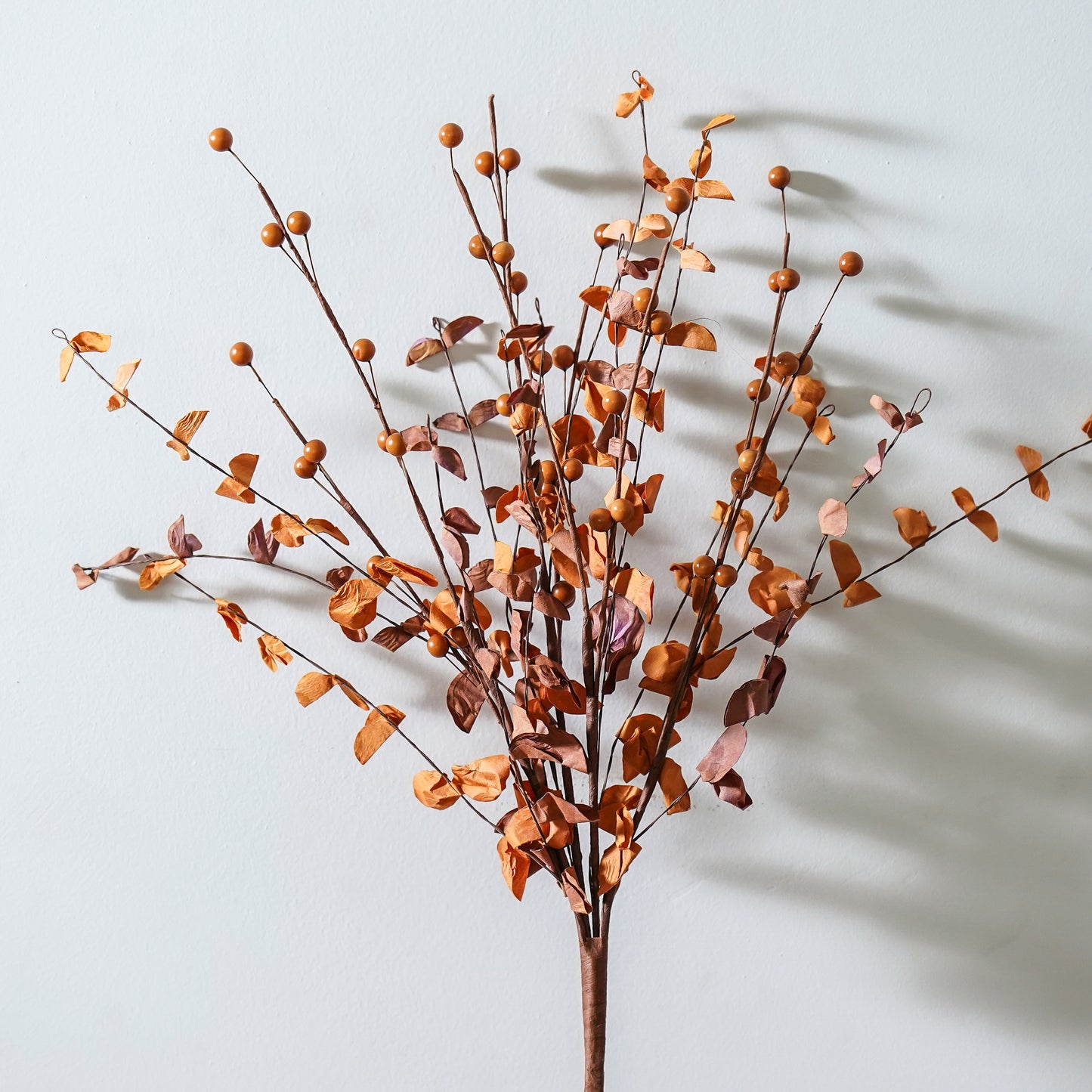 Leafy Berry Bush | Burnt Orange