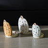 Stoneware Pumpkin Votive Set