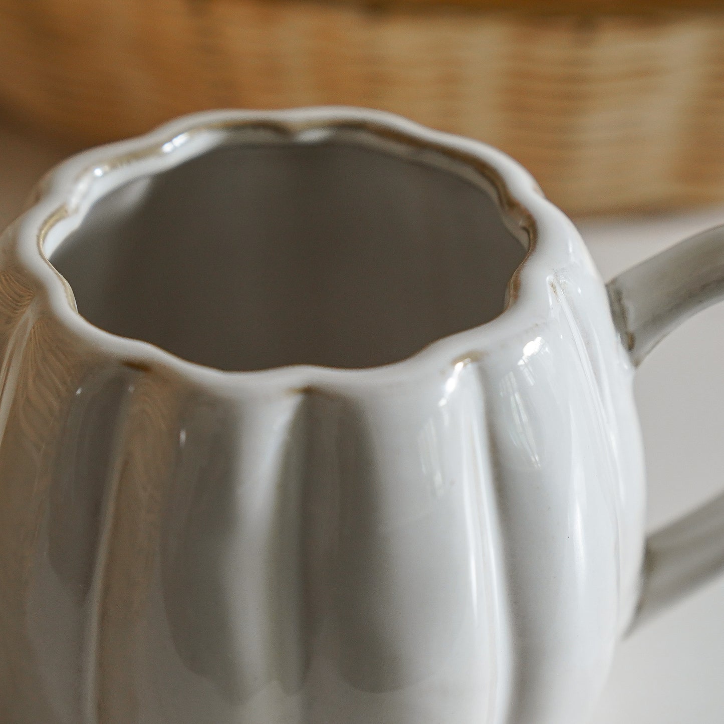 Reactive Glaze Pumpkin Mug