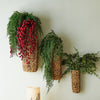 Natural Seagrass Wall Basket Vessels | Set of 3