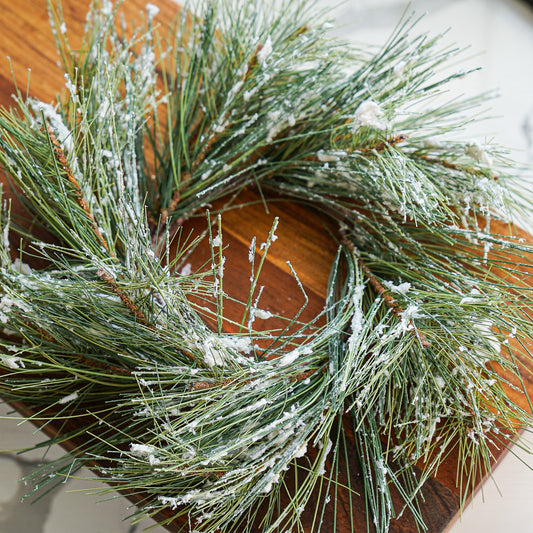 Snowy Fir Candle Ring