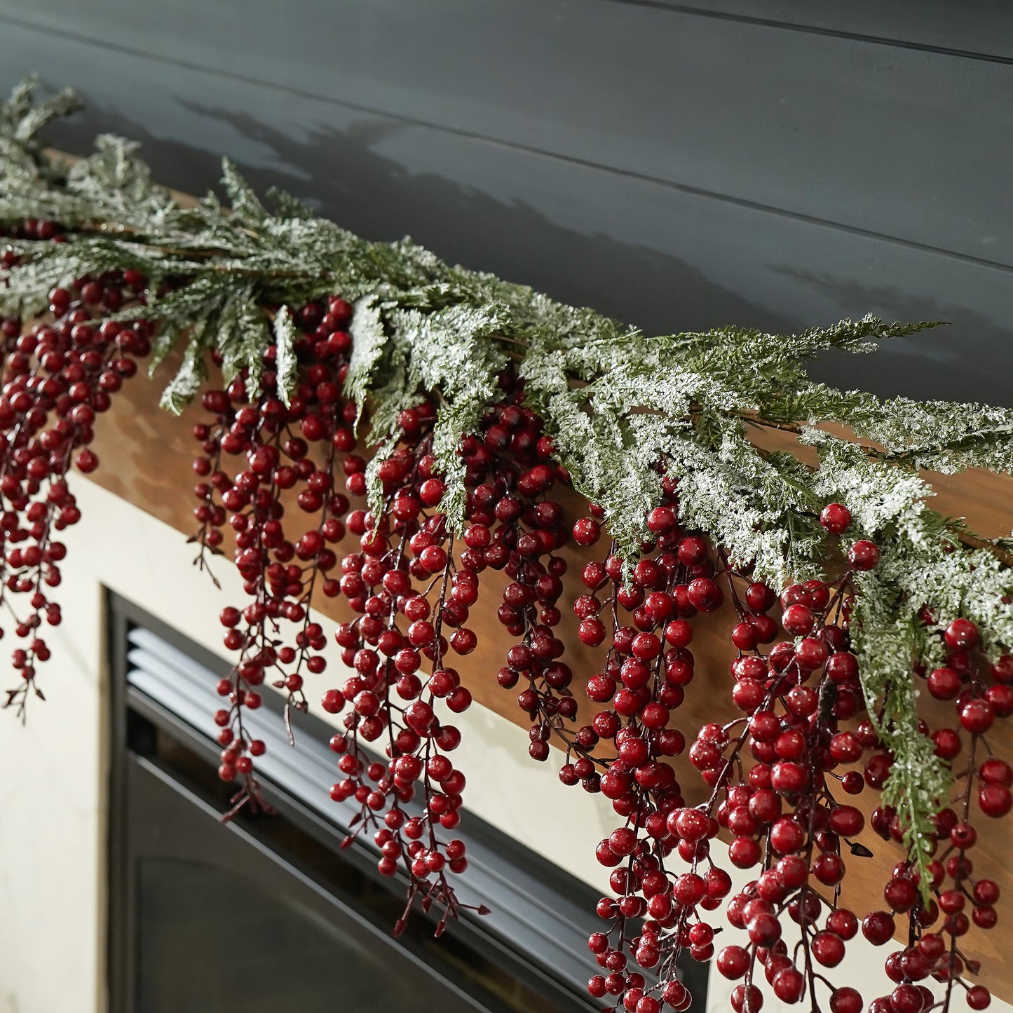 Snowy Cedar Garland