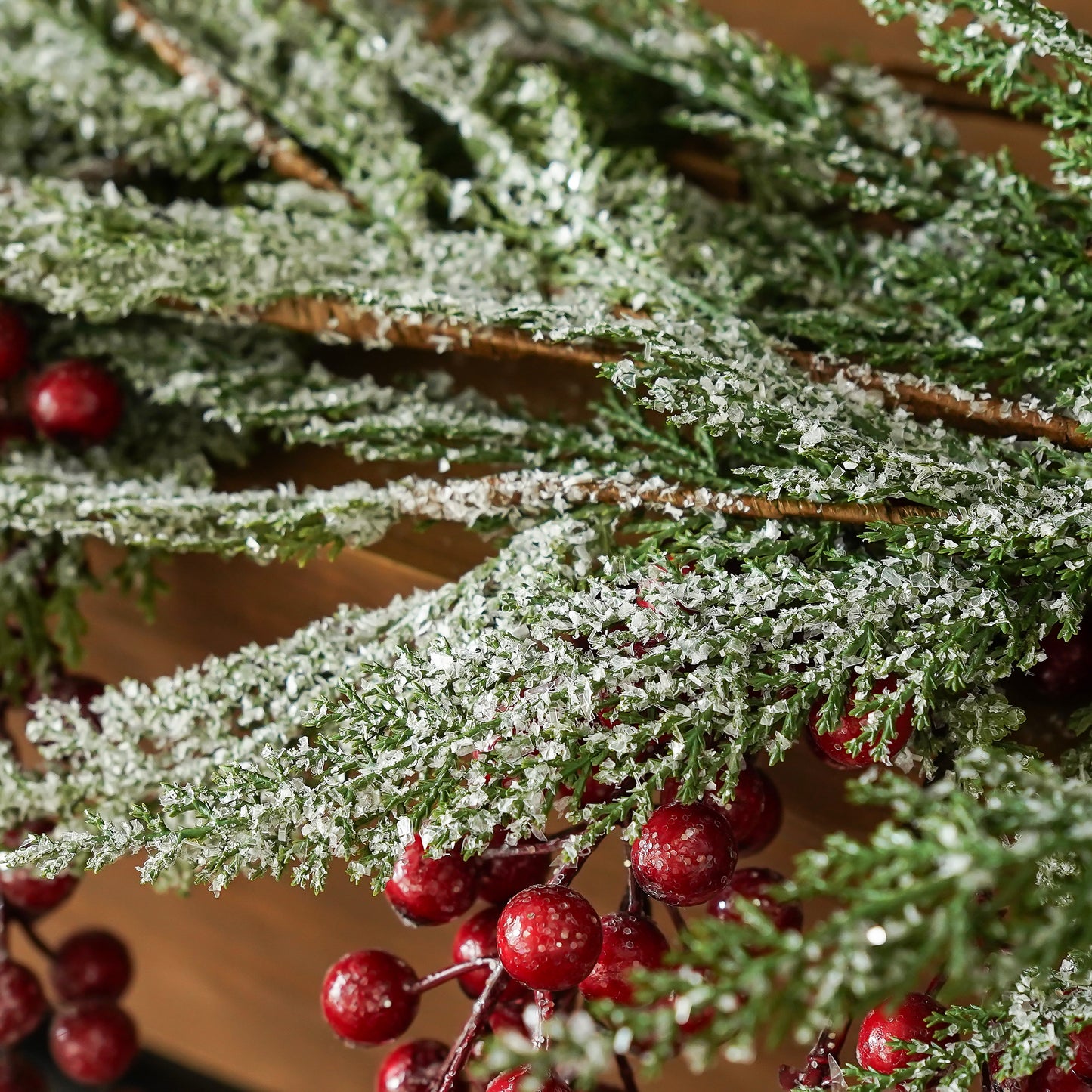 Snowy Cedar Garland