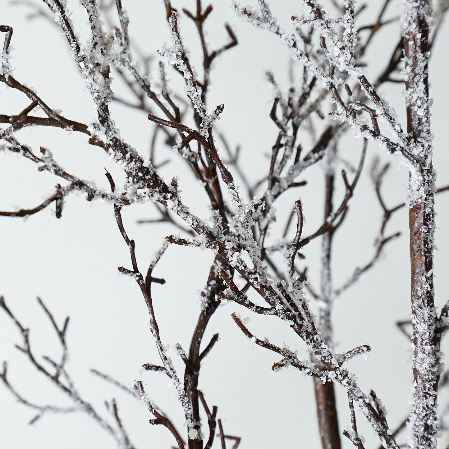 Flocked Snowy Branch