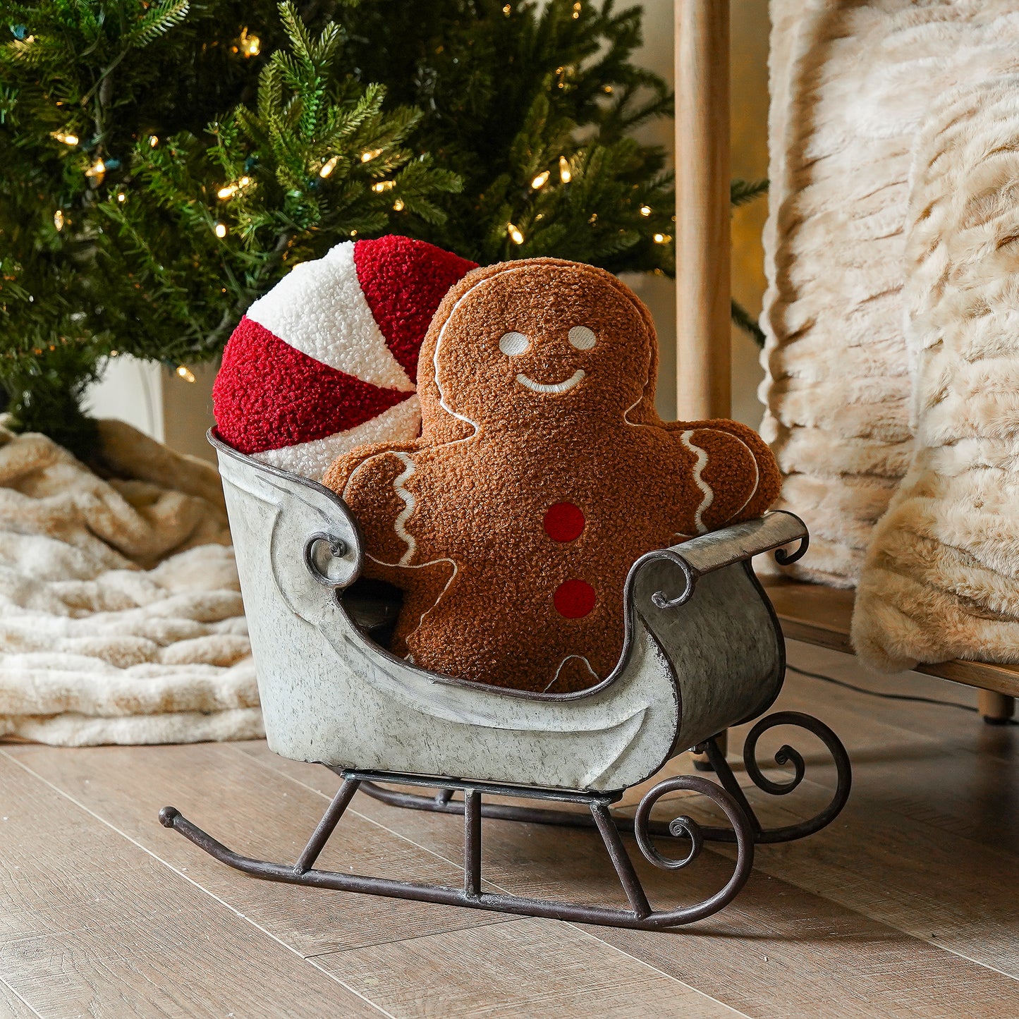 Gingerbread Man Pillow