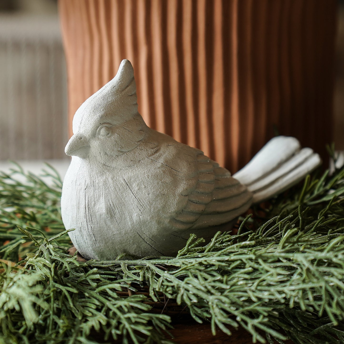 Large Distressed White Bird