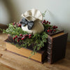 Ceramic Black Bow Bag Planter