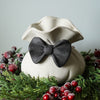 Ceramic Black Bow Bag Planter