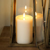 Textured Ivory Melting Effect Flameless Candle