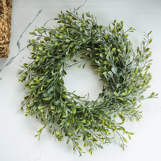 Rachel Boxwood Candle Ring