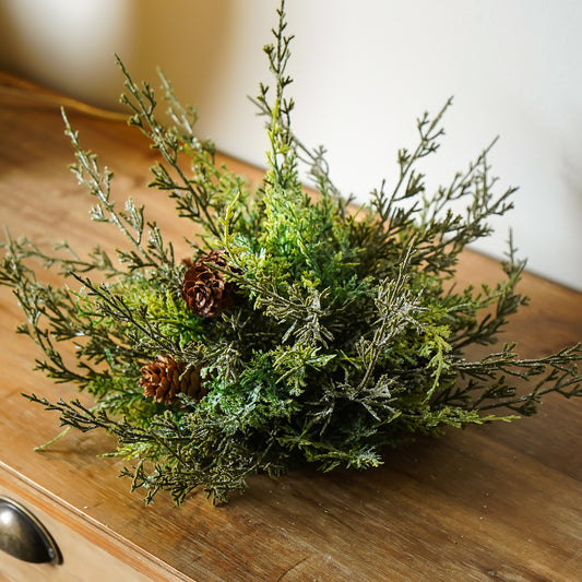 Silver Thread Cedar Half Sphere