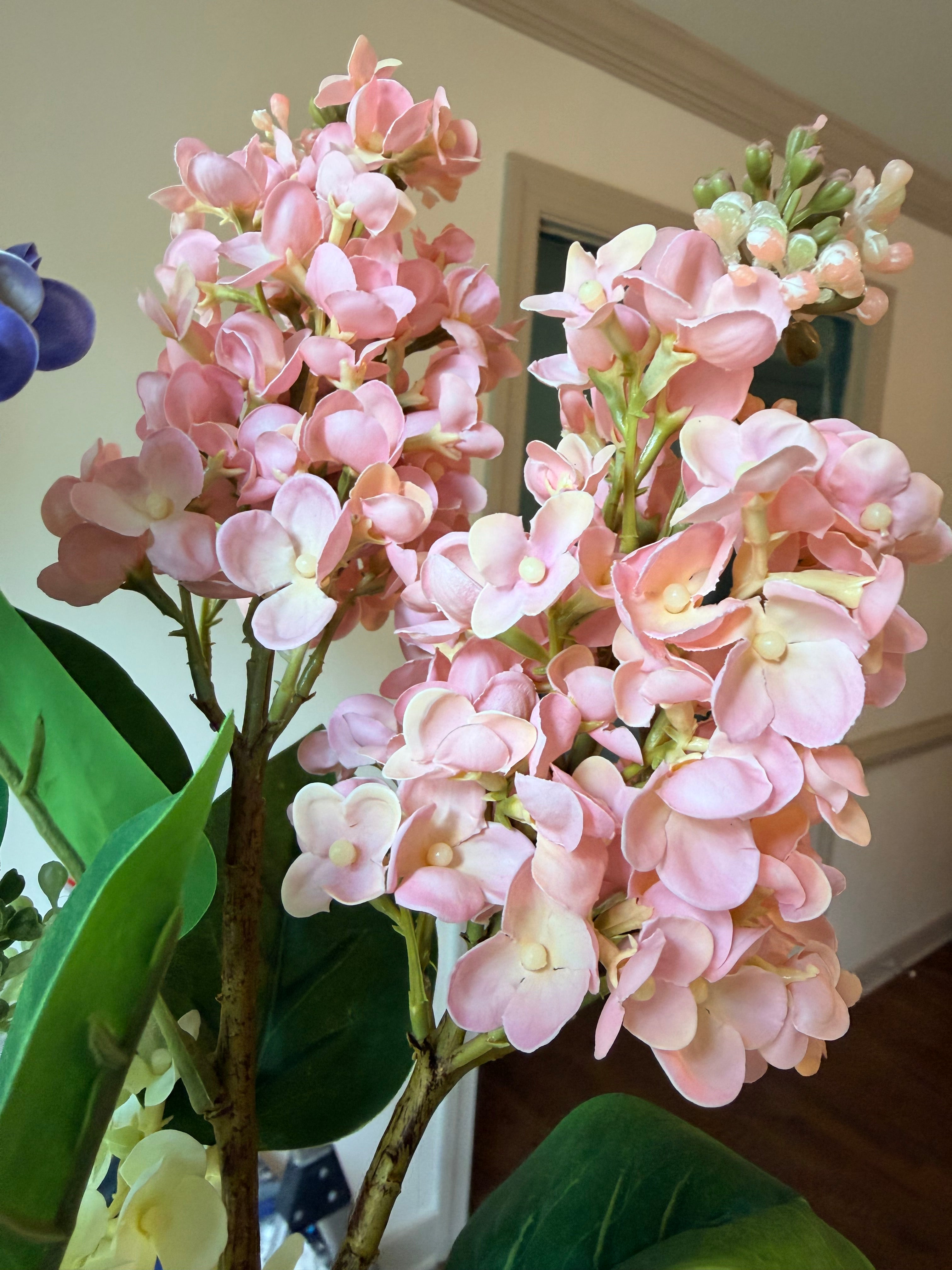 Soft Rose Real Touch Lilac Stem