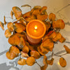 Orange LED Pillar Candle | 3" x 6"
