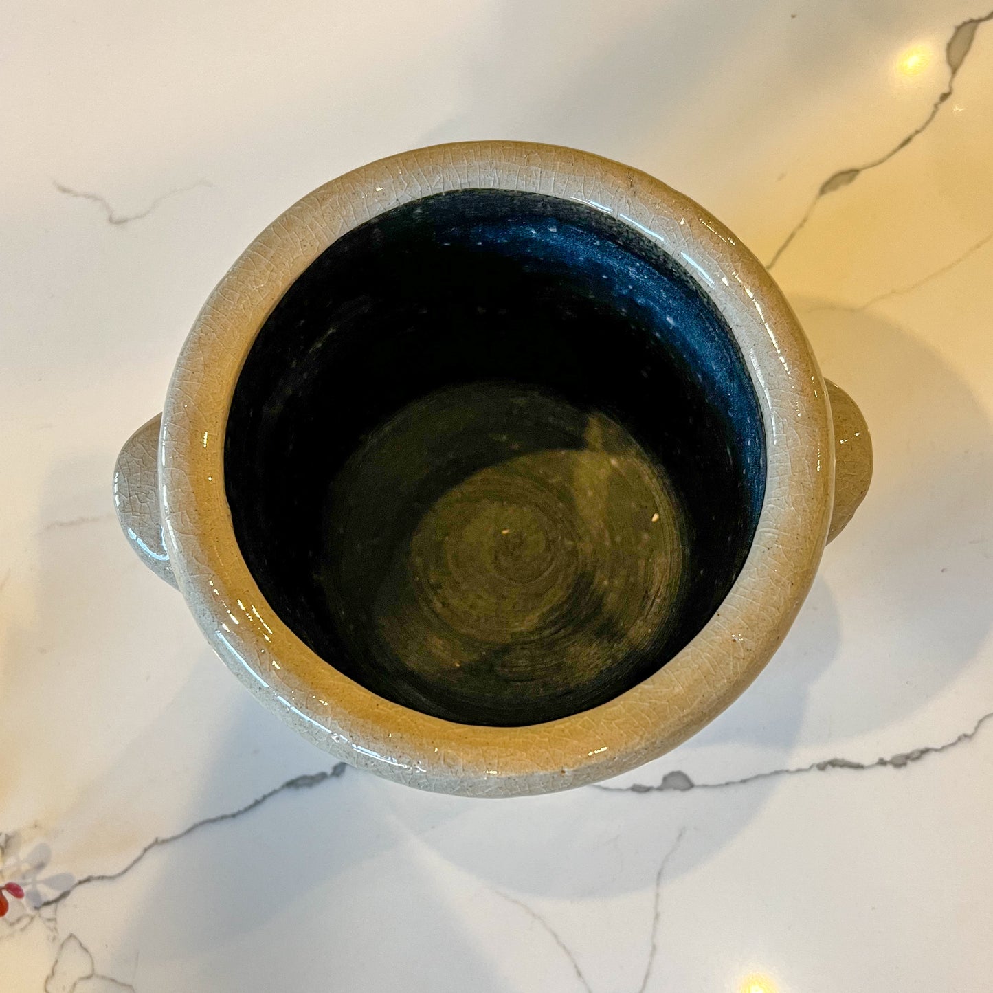 Handled Ceramic Crock | Natural Glazed Stoneware