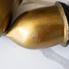 Antique Gold Metal Acorn