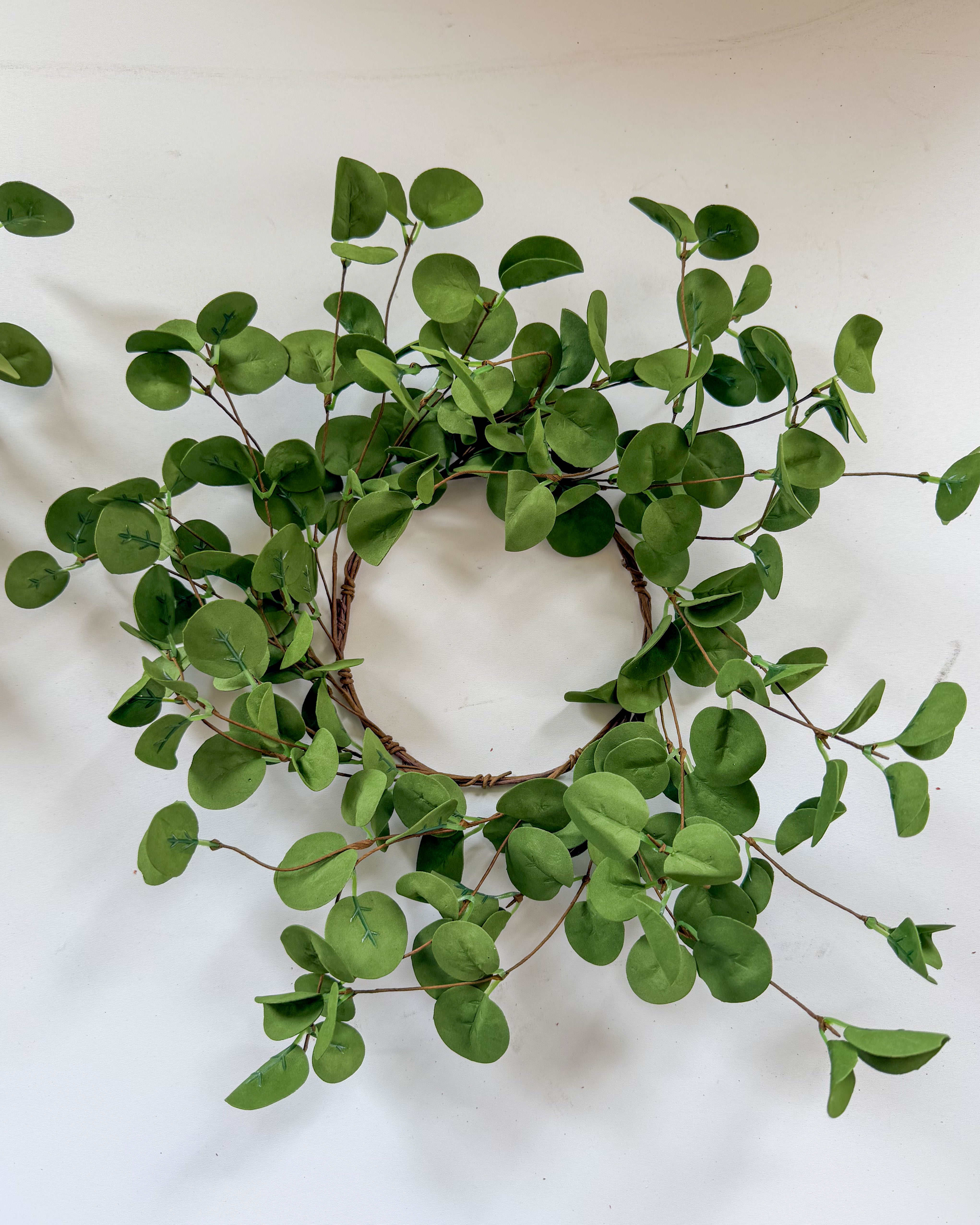 Green Eucalyptus Candle Ring