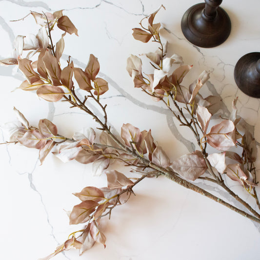 Taupe Leaf Branch