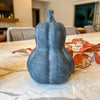 Black Terracotta Gourd | Matte Fall Shelf Decor