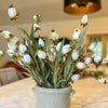 Lantern Bud Layering Stem | Cream Faux Fall Floral