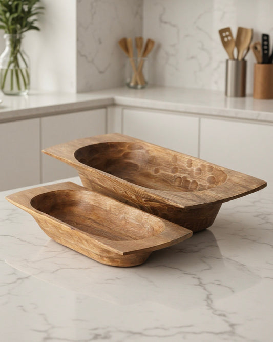 Harper Wood Dough Bowl