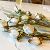 Lantern Bud Layering Stem | Cream Faux Fall Floral