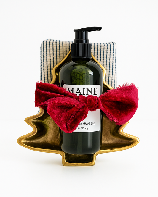 Organic Hand Soap Tree Dish Gift Bundle