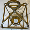 Brushed Gold Metal Lantern