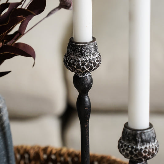 Acorn Candle Holder Set