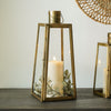 Antique Brass Lantern Set