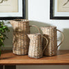 Woven Wicker Pitcher