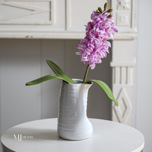Wednesday White Ceramic Vase