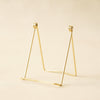 Folding Gold Wire Easel | 4.75"H Display Stand