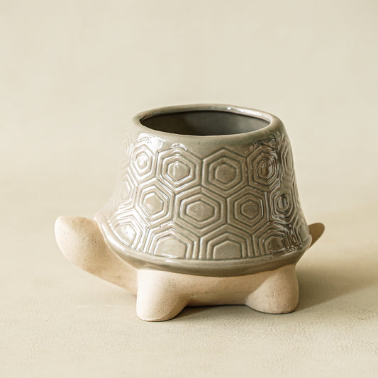 Ceramic Turtle Planter