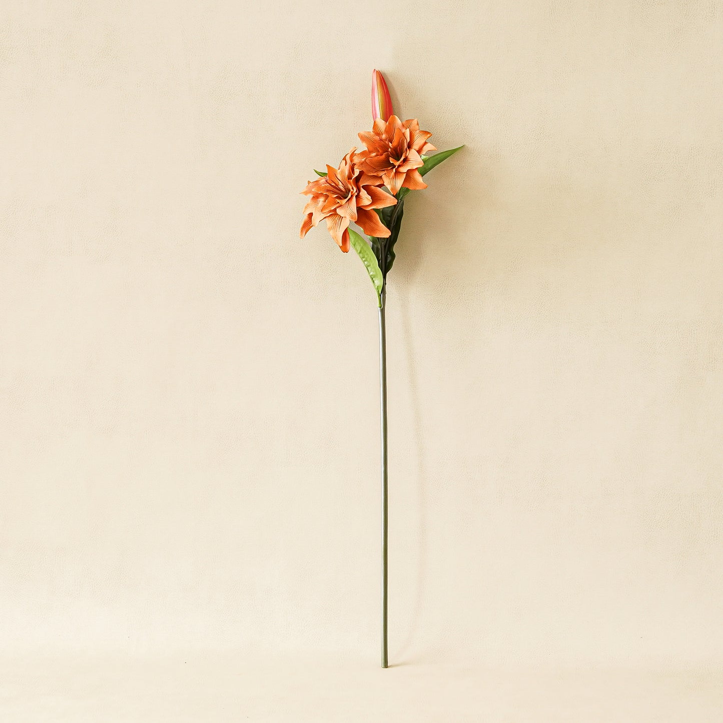 Real Touch Lily Stem | Burnt Orange